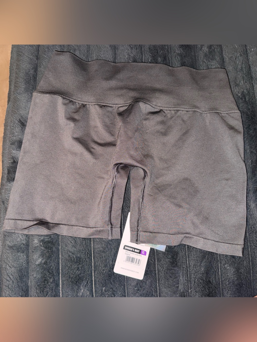 Seamless Gray Workout Shorts